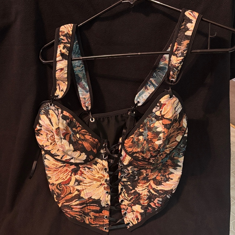 Floral Corset Blouse